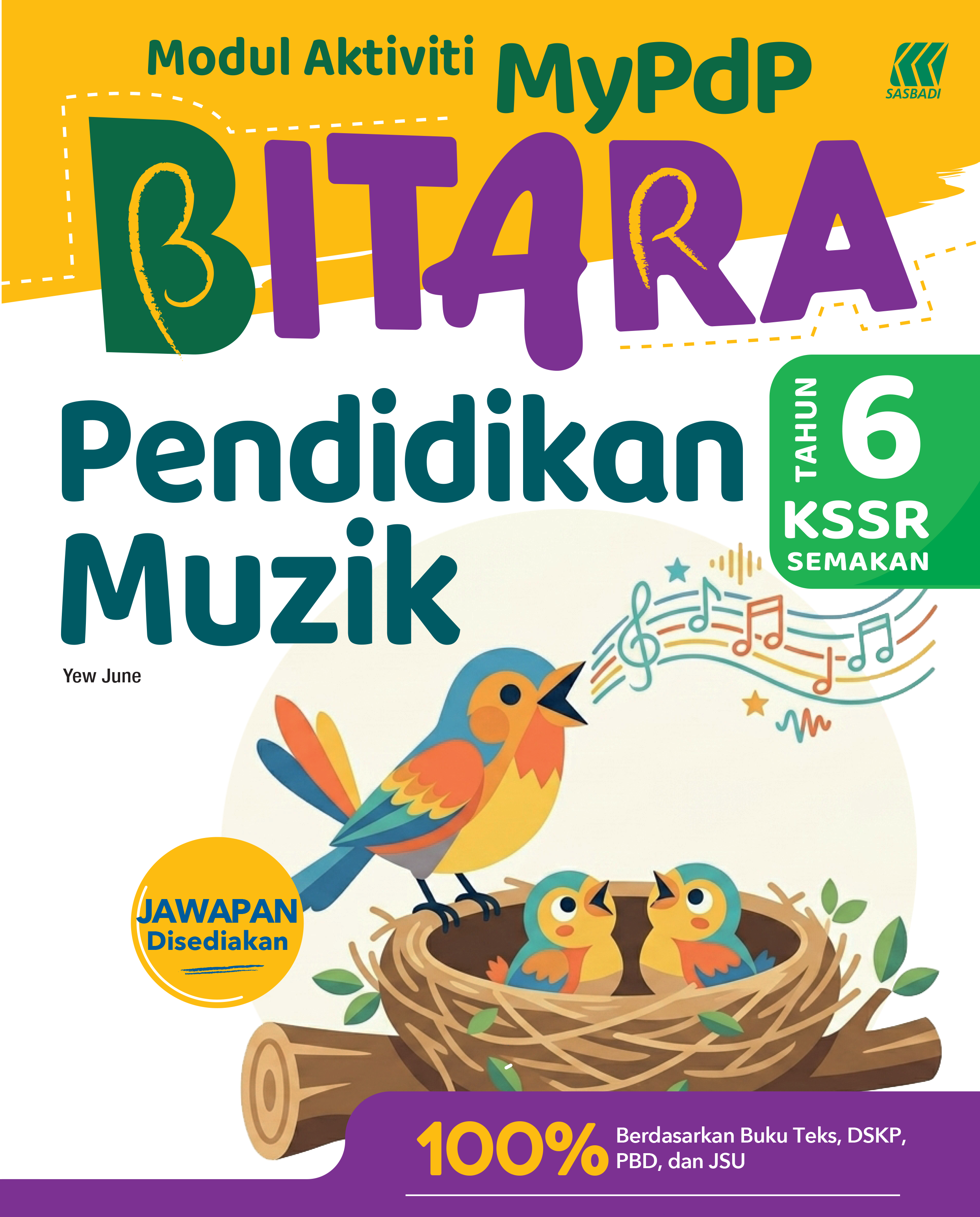 MyPdP BITARA KSSR Muzik Tahun 6 (NM) Cover